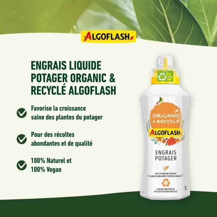 Fertilizante Liquid Liquid Potager - Algoflash Naturasol Naturasol - Orgánico y reciclado - 1L 2 Fertilizante Liquid Liquid Potager - Algoflash Naturasol Naturasol - Orgánico y reciclado - 1L 2