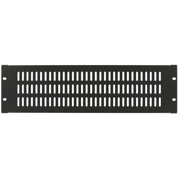Lanview Panel Ciego Ventilado Negro 3U 19" Tipo Tornillo