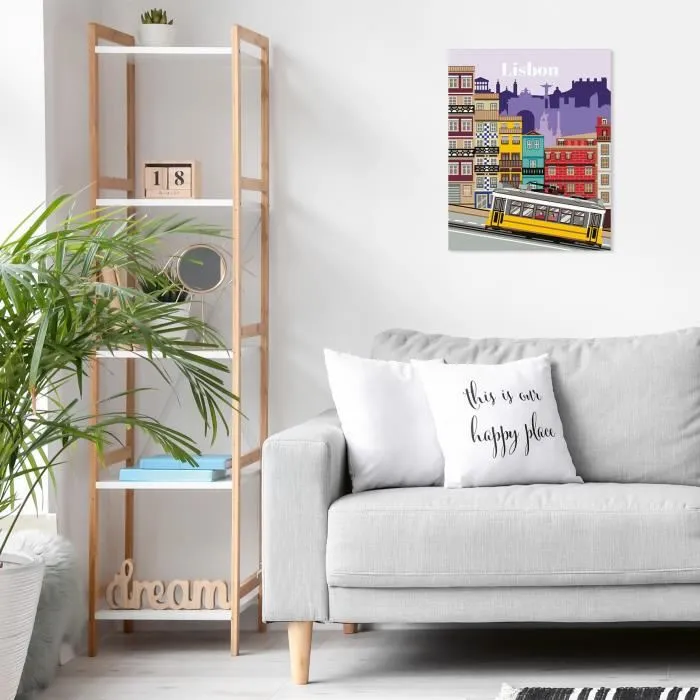 Ravensburger Pintura por numeros 24x30 cm Lisboa, Actividad relajante y creativa, 25522 3