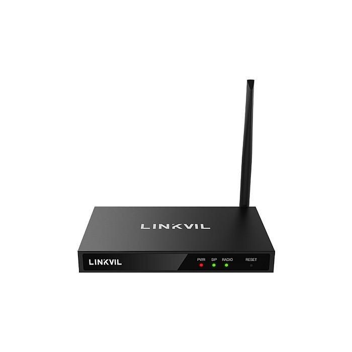 Fanvil W712 Teléfono IP DECT Inalámbrico Negro, Conexión Ethernet GigE PoE, Audio HD, Soporte MicroSD, Indicadores LED, 10-100-1000Mbit/s