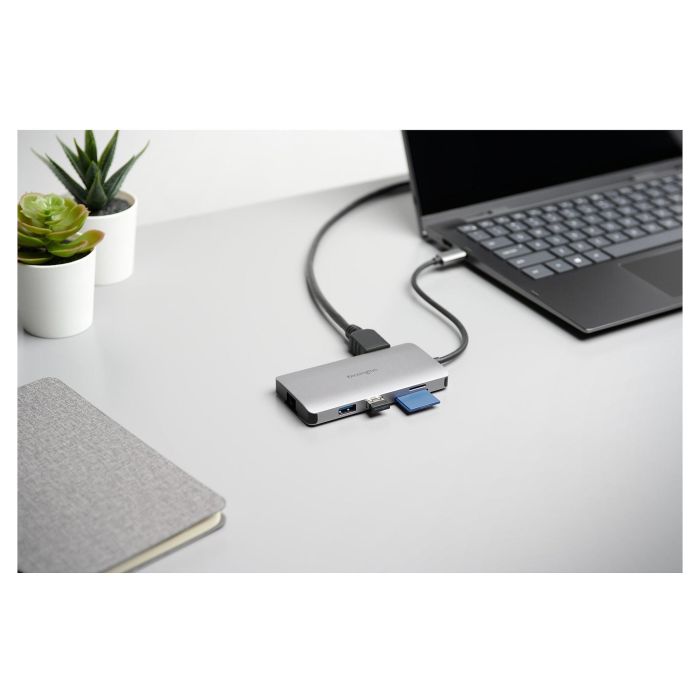 Hub USB Kensington K33820WW Negro Plateado