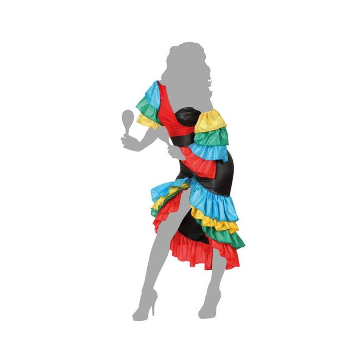 Disfraz Rumbera Mujer Adulto XS-S 2 Disfraz Rumbera Mujer Adulto XS-S 2