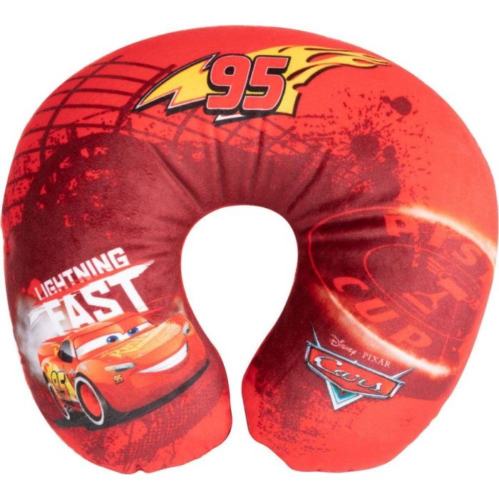 Disney CZ10259 Almohada de Viaje para Niños Disney Cars, Poliéster con Relleno de Perlas de Poliestireno y Gráficos de Personajes Disney CZ10259 Almohada de Viaje para Niños Disney Cars, Poliéster con Relleno de Perlas de Poliestireno y Gráficos de Personajes