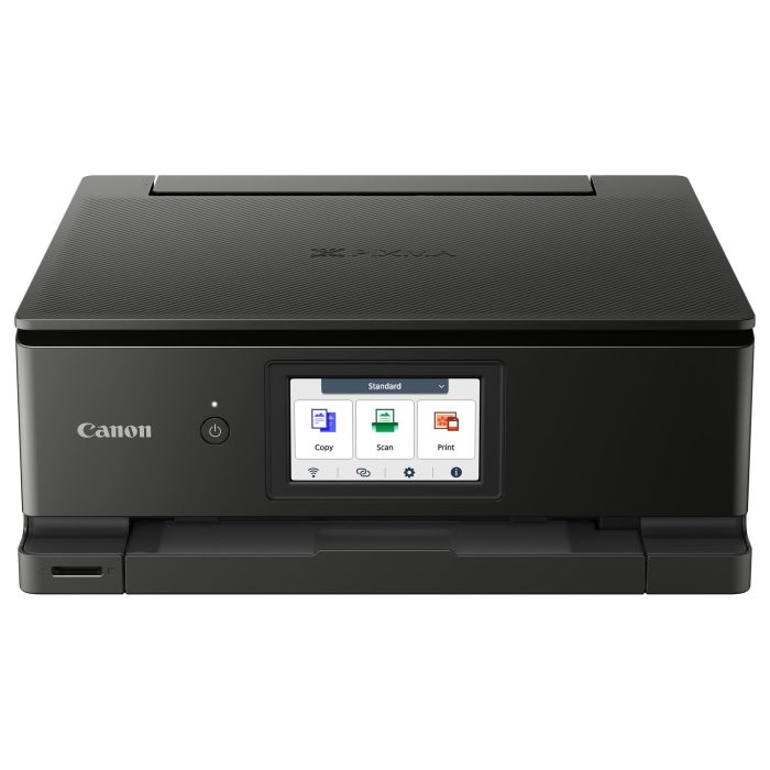 Canon PIXMA TS8750 Impresora Multifunción a Color con Wi-Fi, 6 Tintas Individuales, Duplex Automático, Escáner, Copiadora y Nube - Negro