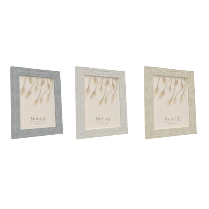 Marco Foto 10X15 Urban DKD Home Decor Beige Gris 2 x 19.5 x 14.5 cm (12 Unidades)