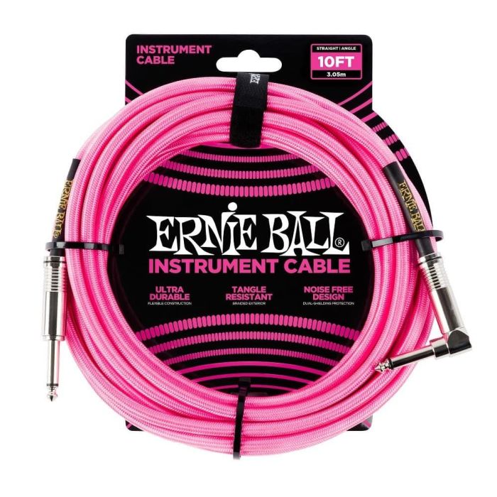 Cable Eb Instrumento Trenzado Jack-Jack Sa 2,54 M - Rosa / Neon 2 Cable Eb Instrumento Trenzado Jack-Jack Sa 2,54 M - Rosa / Neon 2