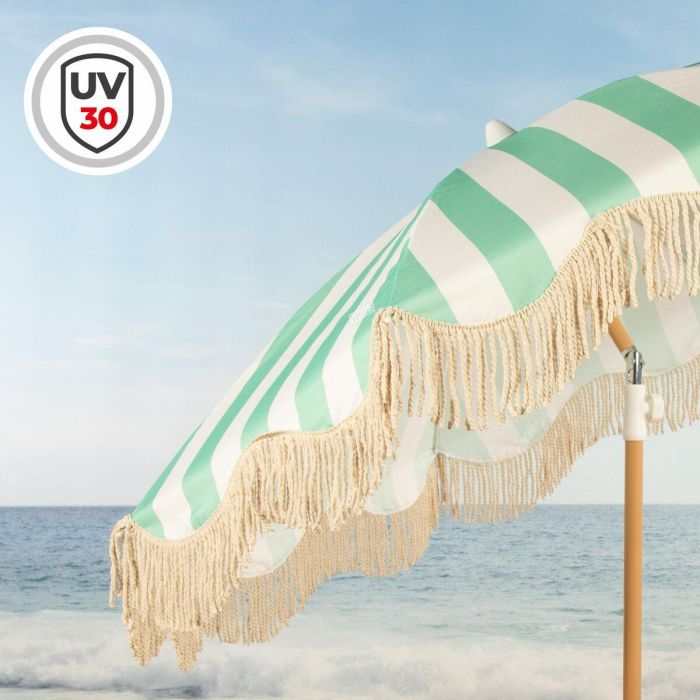 Sombrilla de playa Aktive 200 x 220 x 200 cm (4 Unidades) 4 Sombrilla de playa Aktive 200 x 220 x 200 cm (4 Unidades) 4