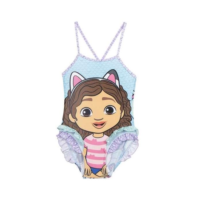 Gabby's Dollhouse Bañador Infantil para Niña de 4 Años, Multicolor 0 Gabby's Dollhouse Bañador Infantil para Niña de 4 Años, Multicolor 0