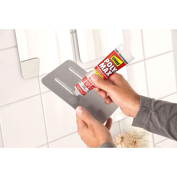 Uhu Poly Max Cristal Express 115g - Adhesivo y Sellador Universal Transparente, Super Rápido, Ref. 6310615 1 Uhu Poly Max Cristal Express 115g - Adhesivo y Sellador Universal Transparente, Super Rápido, Ref. 6310615 1