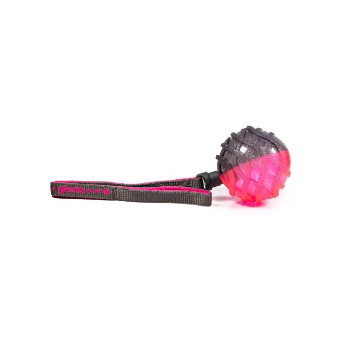 Gloria Pelota Honda Interactiva On-Off con Sonido para Perros Play And Run, Talla L, Gris y Rosa, 8.89 cm (Evita Destrucción) Gloria Pelota Honda Interactiva On-Off con Sonido para Perros Play And Run, Talla L, Gris y Rosa, 8.89 cm (Evita Destrucción)