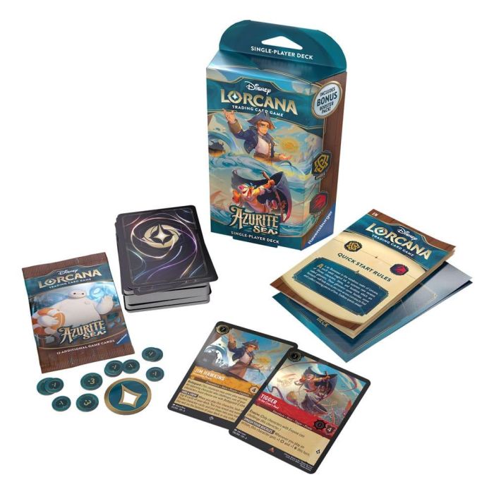 Ravensburger Juego Cartas Disney Lorcana TCG Azurite - Mazo de Inicio con 60 Cartas, Foil, Contadores y Reglas 3 Ravensburger Juego Cartas Disney Lorcana TCG Azurite - Mazo de Inicio con 60 Cartas, Foil, Contadores y Reglas 3