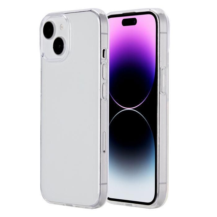 eSTUFF Funda TPU INFINITE VIENNA para iPhone 15 Transparente - Plástico 100% Reciclado con Certificación GRS 2