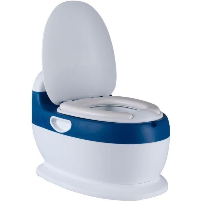 Mini inodoro - THERMOBABY - Azul - Cómodo con sonido de descarga 1 Mini inodoro - THERMOBABY - Azul - Cómodo con sonido de descarga 1