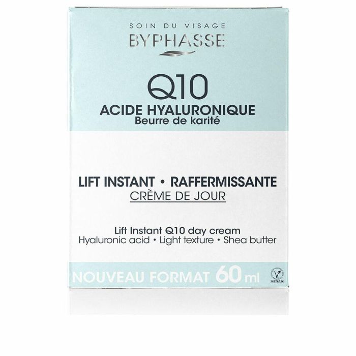 Byphasse LIFT INSTANT Q10 Crema de Día Reafirmante Anti-Edad con Coenzima Q10 y Ácido Hialurónico SPF8 para Mujer 60ml Byphasse LIFT INSTANT Q10 Crema de Día Reafirmante Anti-Edad con Coenzima Q10 y Ácido Hialurónico SPF8 para Mujer 60ml