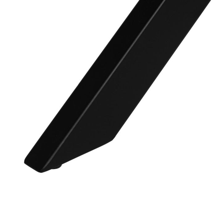 Mesa Extensible Natural-Negro Dm-Metal 120 X 120 X 76 cm