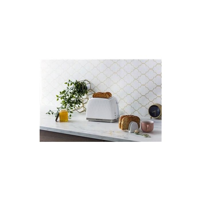 Russell Hobbs 26060-56 Tostador Honeycomb para 2 rebanadas, Blanco 1 Russell Hobbs 26060-56 Tostador Honeycomb para 2 rebanadas, Blanco 1