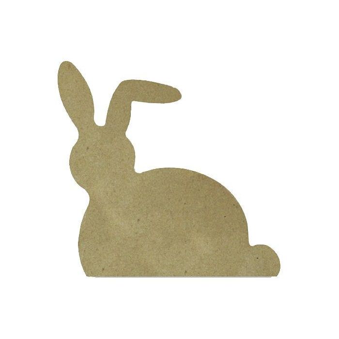 Figuras Niefenver Carton Conejo 4 Unidades