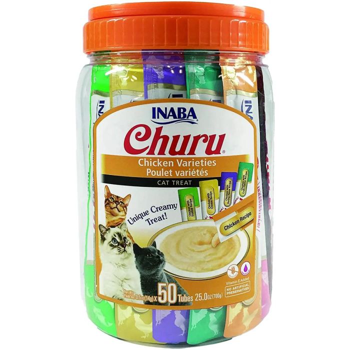 Churu Cat Variedades De Pollo Bote 50P 700 gr