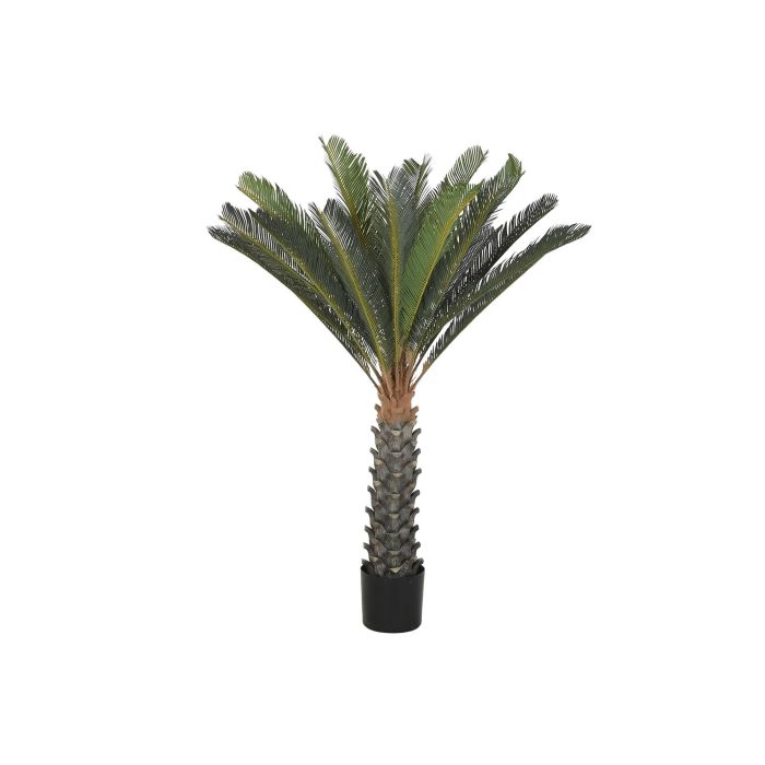 DKD Home Decor Planta Tropical Cycas Verde Marrón PE 140 cm (2 Unidades) - Ideal para Decoración Interior y Exterior