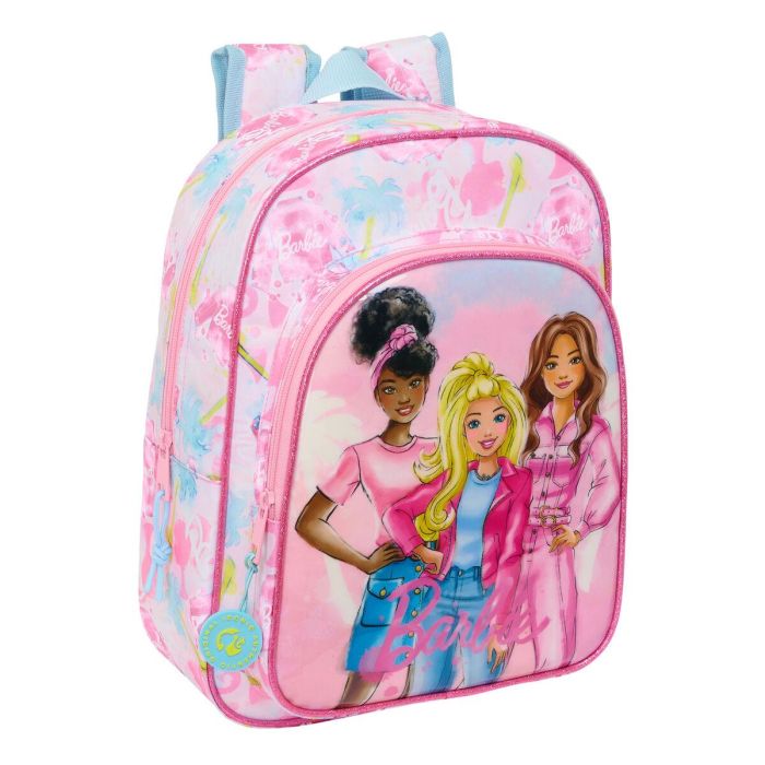 Mochila Escolar Barbie Painterly Rosa Azul cielo 26 x 34 x 11 cm 0 Mochila Escolar Barbie Painterly Rosa Azul cielo 26 x 34 x 11 cm 0