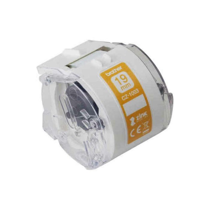 Etiquetas para Impresora Brother CZ1003 Amarillo Blanco 1