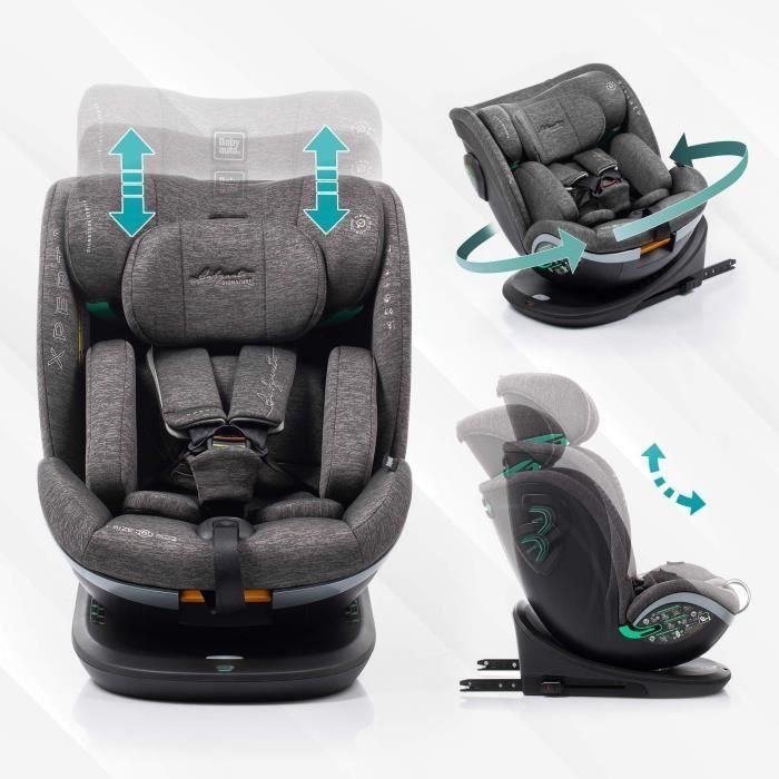 Silla de coche - BABYAUTO - XPERTA BLACK LINE - Desde el nacimiento hasta los 12 años - 0-36 kg - I-Size - ISOFIX - Giratoria 360° - ECE R129 3 Silla de coche - BABYAUTO - XPERTA BLACK LINE - Desde el nacimiento hasta los 12 años - 0-36 kg - I-Size - ISOFIX - Giratoria 360° - ECE R129 3