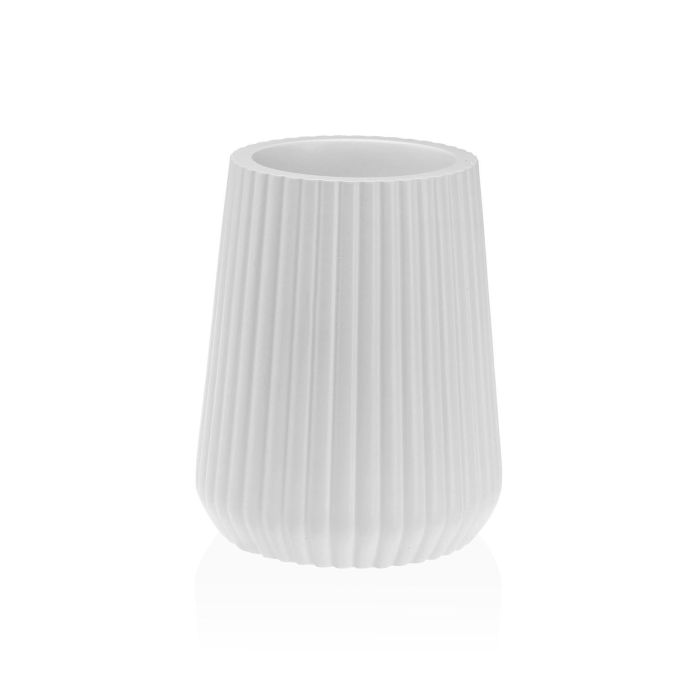 Portacepillos Kim Blanco Versa 8X10CM (2 Unidades) Portacepillos Kim Blanco Versa 8X10CM (2 Unidades)