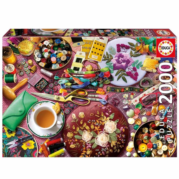 Educa Puzzle 2000 Piezas La Mesa De Costura 20263 0 Educa Puzzle 2000 Piezas La Mesa De Costura 20263 0