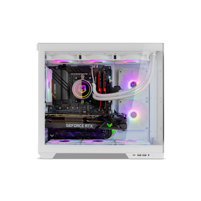 NOX HUMMER ASTRA NEO Caja PC Blanca Frameless USB 3.0 Type-C 3