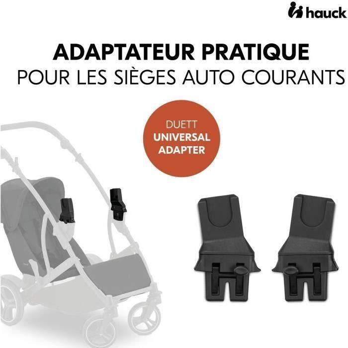 Hauck AAAPN65439 Adaptadores universales Cosy para cochecito Duett Universal CS - Negro 1 Hauck AAAPN65439 Adaptadores universales Cosy para cochecito Duett Universal CS - Negro 1