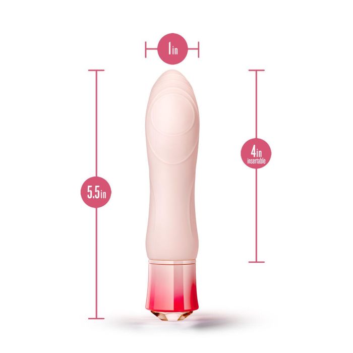 Mini Vibrador Blush Gem Elegant Rosa 5