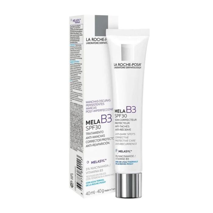 La Roche Posay MELA B3 Crema Facial Hidratante Antimanchas SPF30 con Niacinamida y Melasyl para Tono Uniforme 40 ml