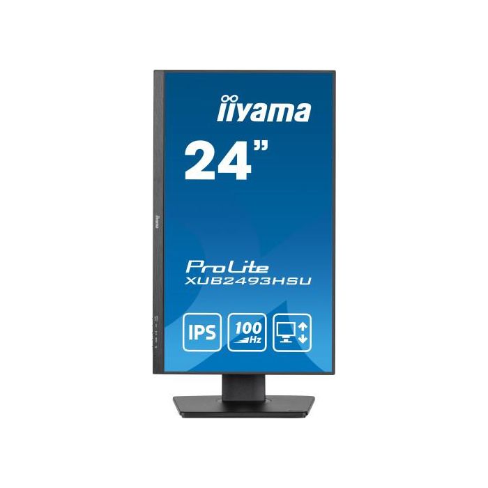 iiyama Monitor ProLite XUB2493HSU-B7 24" FHD IPS 1ms 100Hz HDMI DP Altavoces Pivot Negro 2