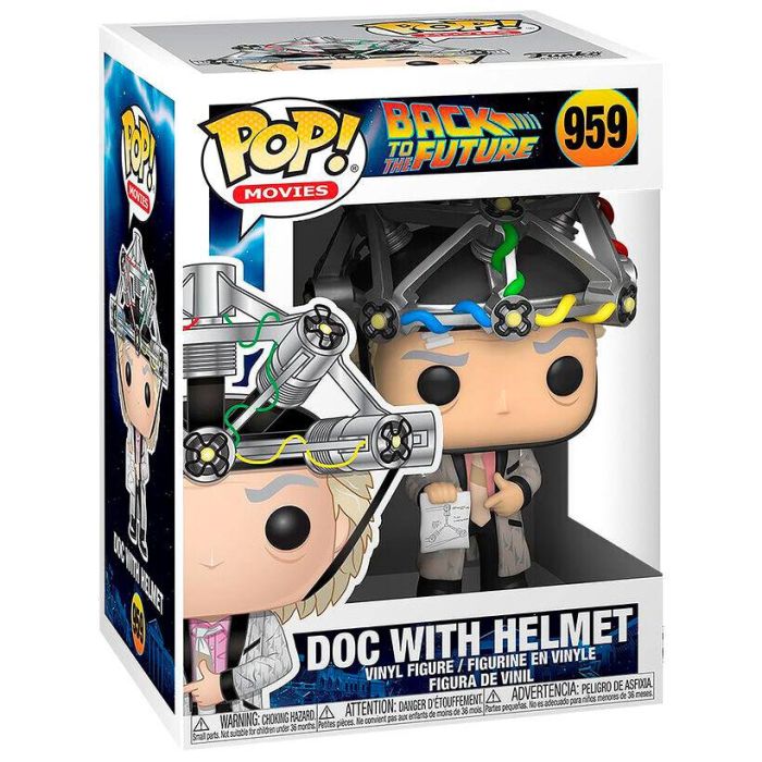 Funko Pop! 46914 Figura Coleccionable Doc Brown de Regreso al Futuro / Back to the Future con Casco de Lectura Mental 9.5 cm 2 Funko Pop! 46914 Figura Coleccionable Doc Brown de Regreso al Futuro / Back to the Future con Casco de Lectura Mental 9.5 cm 2