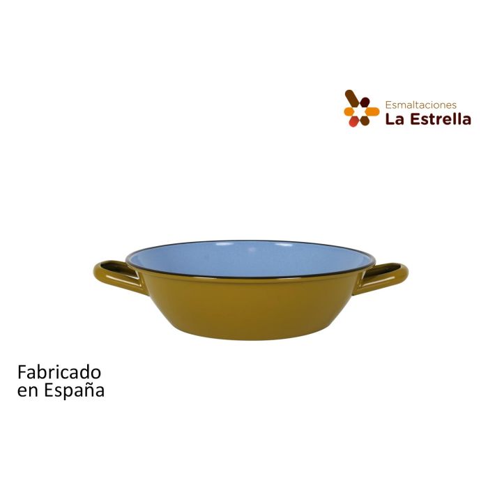 Paellera honda bordonada 28 cm verde - La Estrella (4 Unidades) Paellera honda bordonada 28 cm verde - La Estrella (4 Unidades)