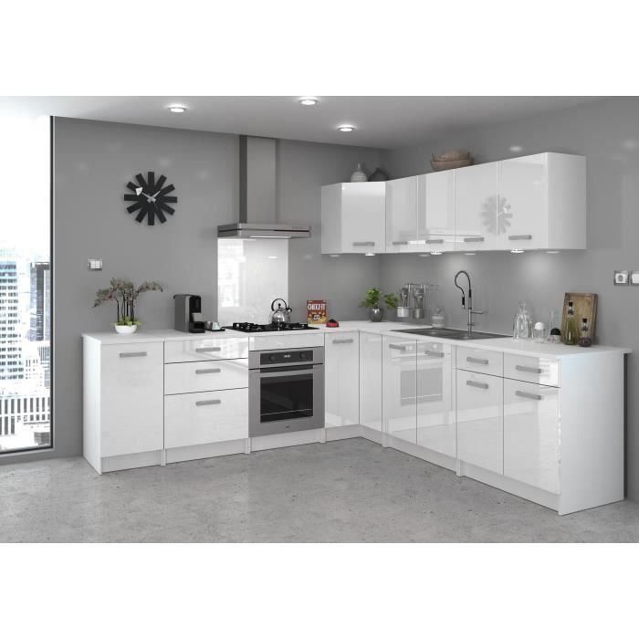 START Mueble bajo de cocina L 40 cm - Blanco brillo 1 START Mueble bajo de cocina L 40 cm - Blanco brillo 1