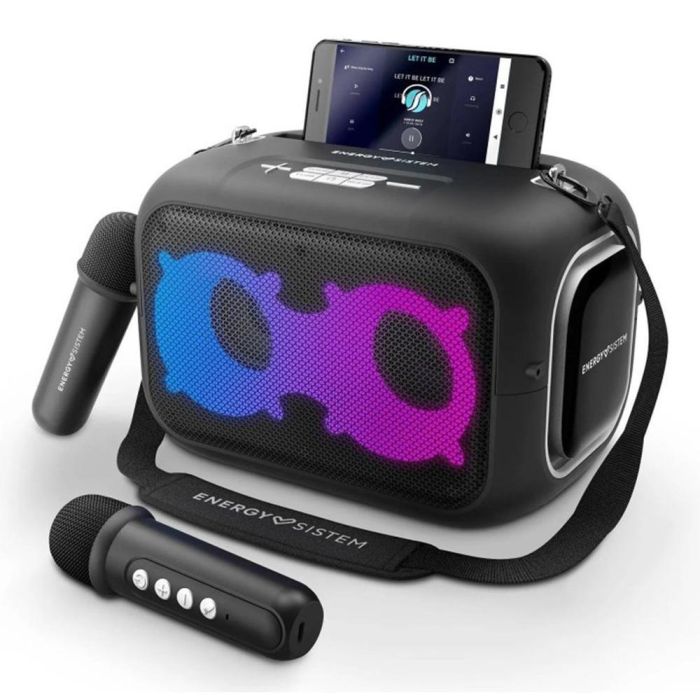 Energy Sistem Altavoz Bluetooth KaraokeStar 60W TWS Negro, 2 Micrófonos Inalámbricos, IPX4, USB, MicroSD 0 Energy Sistem Altavoz Bluetooth KaraokeStar 60W TWS Negro, 2 Micrófonos Inalámbricos, IPX4, USB, MicroSD 0
