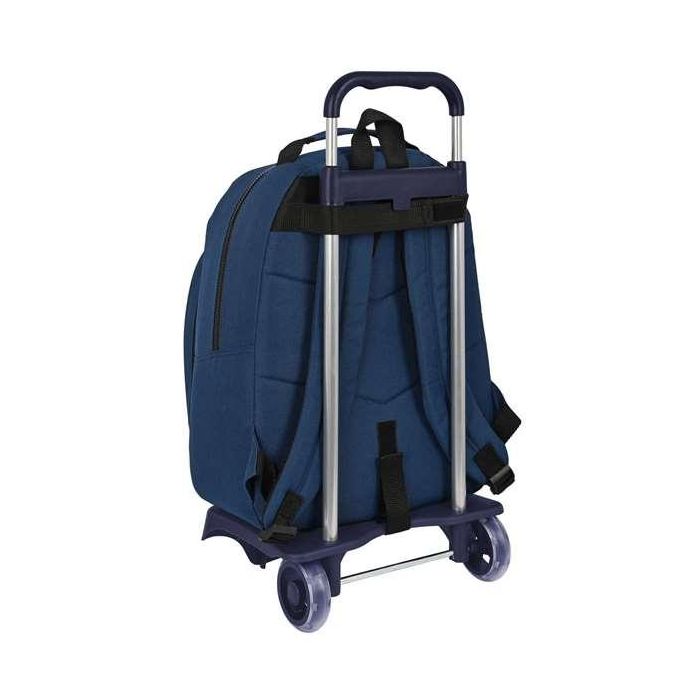 Mochila Escolar con Ruedas BlackFit8 Urban Negro Azul marino (32 x 42 x 15 cm) 1