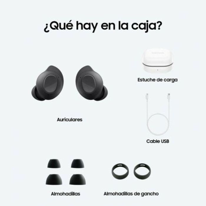 Auriculares con Micrófono Samsung Galaxy Buds FE Gris Grafito 1 Auriculares con Micrófono Samsung Galaxy Buds FE Gris Grafito 1
