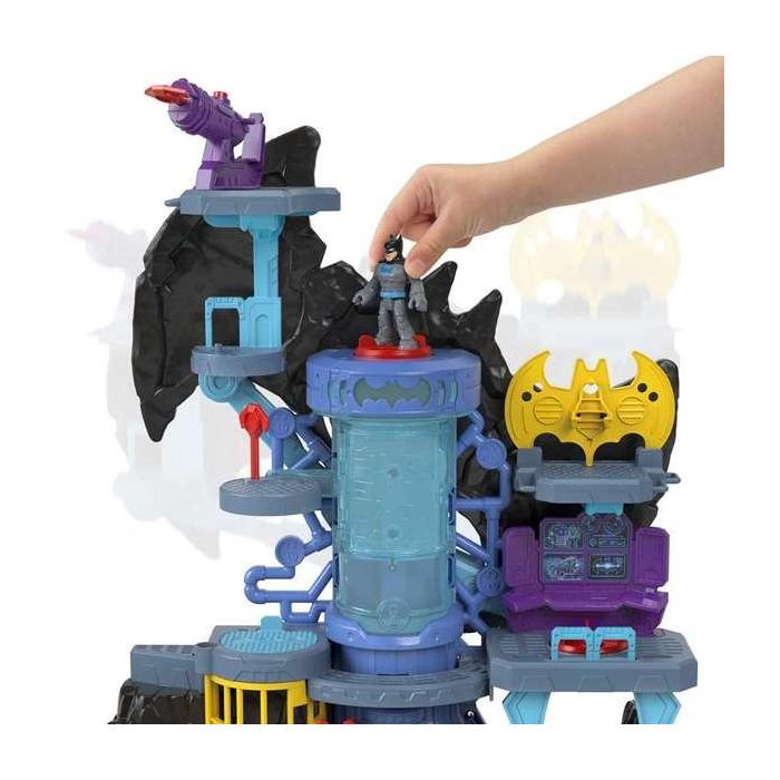 Batcueva de batman con sonidos y figura de batman se ilumina imaginext 8 Batcueva de batman con sonidos y figura de batman se ilumina imaginext 8