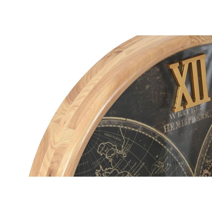 Reloj Pared Vintage DKD Home Decor Negro Dorado 8.5 x 62 x 62 cm 3 Reloj Pared Vintage DKD Home Decor Negro Dorado 8.5 x 62 x 62 cm 3