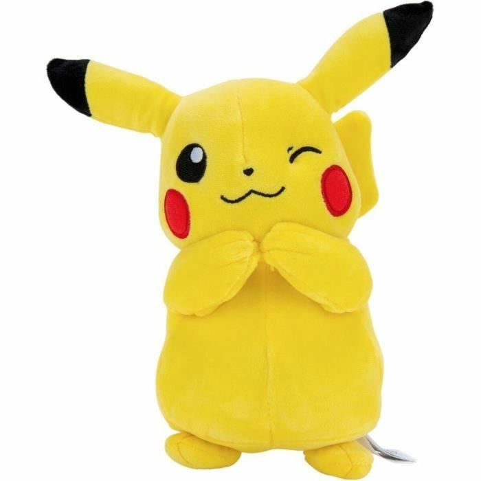 Peluche - Pokémon Pikachu - Bandai - 20 cm - Muy blandito - Licencia Oficial - Juguete para niños a partir de 2 años