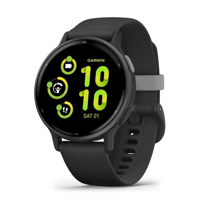 Garmin AAAAH39016 Reloj GPS Vivoactive 5, Smartwatch con WiFi, Pantalla 30.4mm (1.2"), Gris con Correa Negra 39