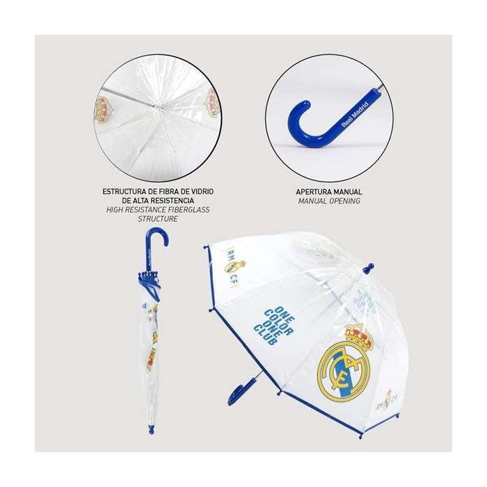 Paraguas manual burbuja real madrid 45 cm 3 Paraguas manual burbuja real madrid 45 cm 3