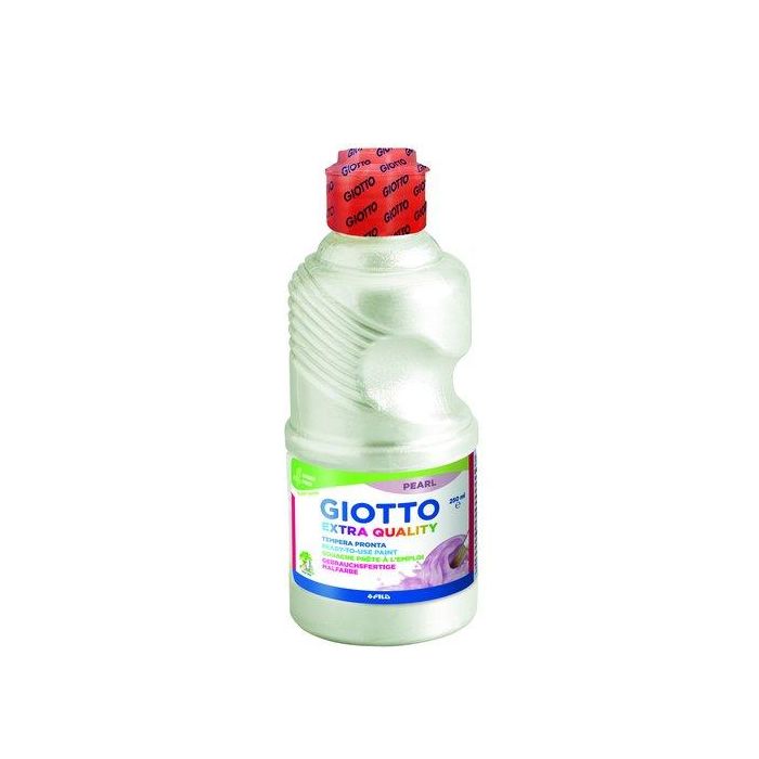 Tempera Giotto Liquida Pearl 250 Ml (Botella) Blanco
