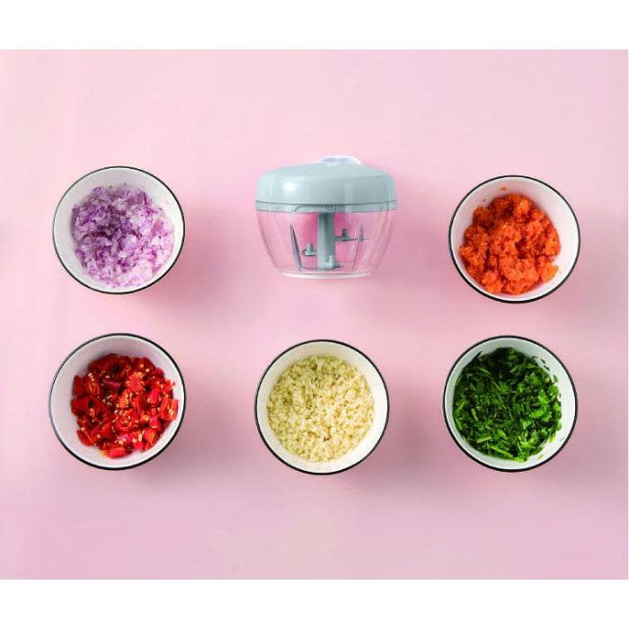 Quttin Cortador de Alimentos Manual con Tirador 500ml 14 x 10.5 cm (12 Unidades) 7