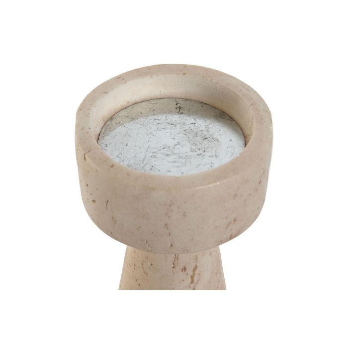 Candelabro Home ESPRIT Beige Resina Mármol 10 x 10 x 25 cm 3 Candelabro Home ESPRIT Beige Resina Mármol 10 x 10 x 25 cm 3