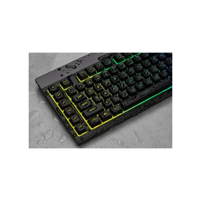 Corsair CH-9226765-ES Teclado Gaming K55 RGB PRO USB QWERTY Español Negro con Reposamuñecas y Retroiluminación LED RGB 11