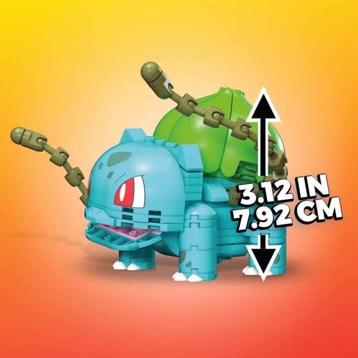 Mega Construx Pokémon Bulbasaur Set de Ladrillos de Construcción Articulado, 175 piezas, 10+ cm, Edad 7+ 19 Mega Construx Pokémon Bulbasaur Set de Ladrillos de Construcción Articulado, 175 piezas, 10+ cm, Edad 7+ 19