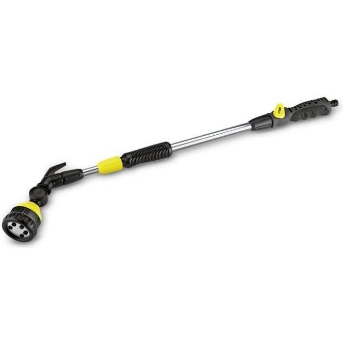Kärcher Lanza de Riego Telescópica Premium, Ideal para Regar Flores, con 6 Chorros, Cabezal Giratorio 180° y Asa Ajustable Kärcher Lanza de Riego Telescópica Premium, Ideal para Regar Flores, con 6 Chorros, Cabezal Giratorio 180° y Asa Ajustable